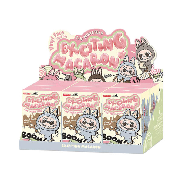 Labubu The Monsters Exciting Macarons Pop Mart - Vinyl Face Sealed Case (6 Blind Boxes) - Image 2