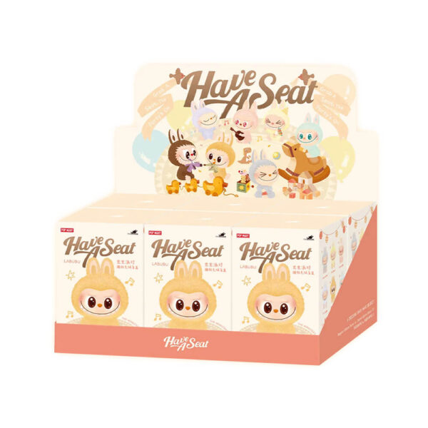 Labubu The Monsters Have A Seat Pop Mart Series Vinyl Face Sealed Case (6 Blind Boxes)
