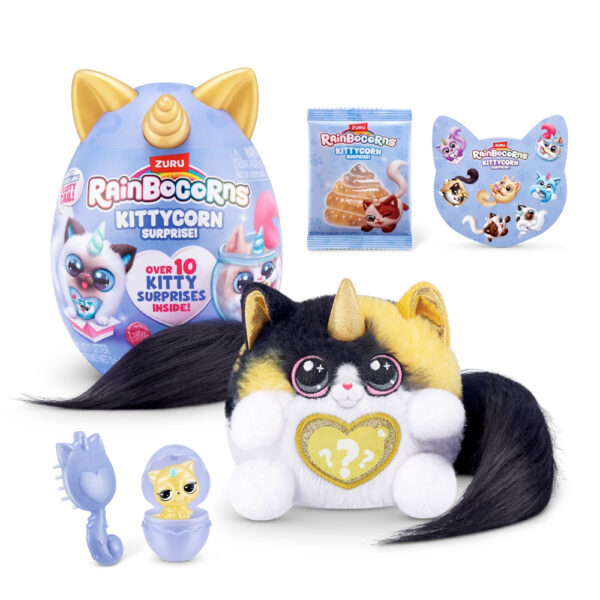 Zuru Rainbocorns - Kittycorn Surprise 10+ Surprises Fluffy Tail - Series 9 - Image 2