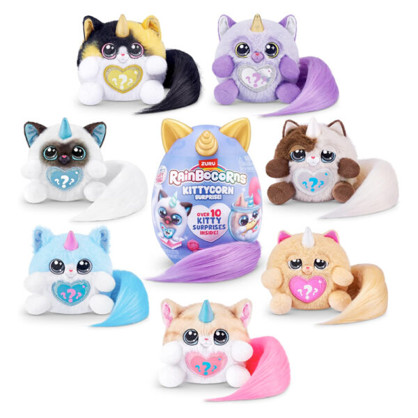 Zuru Rainbocorns - Kittycorn Surprise 10+ Surprises Fluffy Tail - Series 9