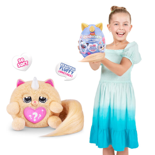 Zuru Rainbocorns - Kittycorn Surprise 10+ Surprises Fluffy Tail - Series 9 - Image 9
