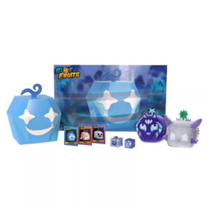 PhatMojo - Blox Fruits Games: Roblox - Diamond Collector Bundle Includes: (2 DLC Codes - 1 Exclusive 4 Inch Plush - 1 Mystery 4 Inch Plush - 2 Mini Figure - 1 Collectable Poster - 3 Collectable Cards) (BN3301)