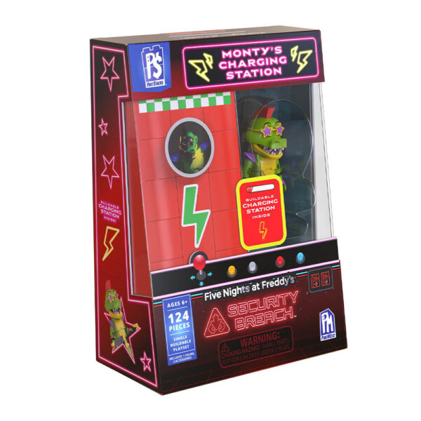 PhatMojo - Charging Station Games:  Five Nights at Freddy''s - Monty Buildable Set (CS1300) - Image 2