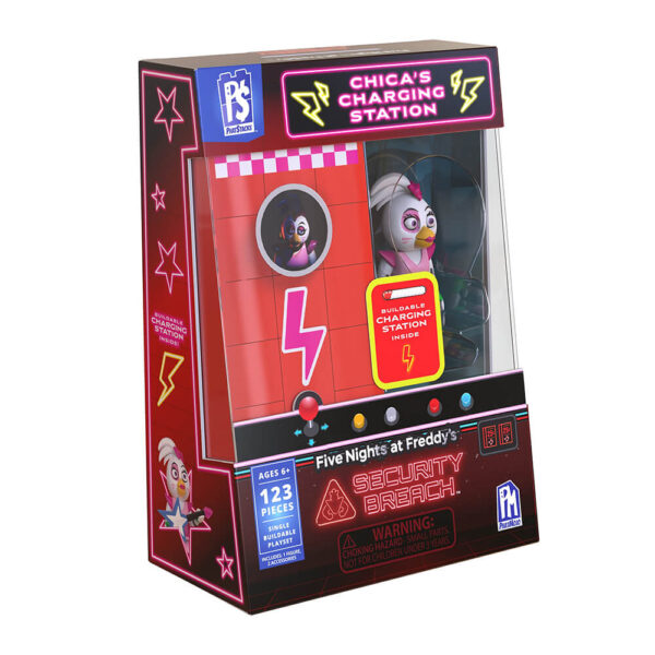 PhatMojo - Charging Station Games:  Five Nights at Freddy''s - Chica  Buildable Set (CS1300) - Image 2