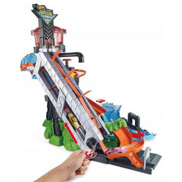 Mattel Hot Wheels Color Shifters Ultimate Gator Car Was Playset, With 1 Color Shifters 1:64 - Image 3