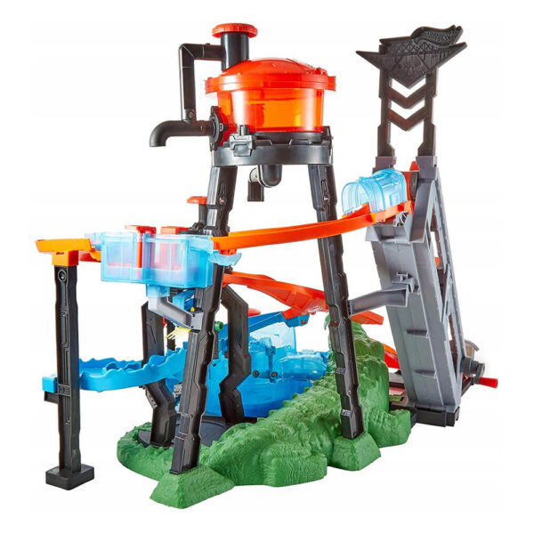 Mattel Hot Wheels Color Shifters Ultimate Gator Car Was Playset, With 1 Color Shifters 1:64
