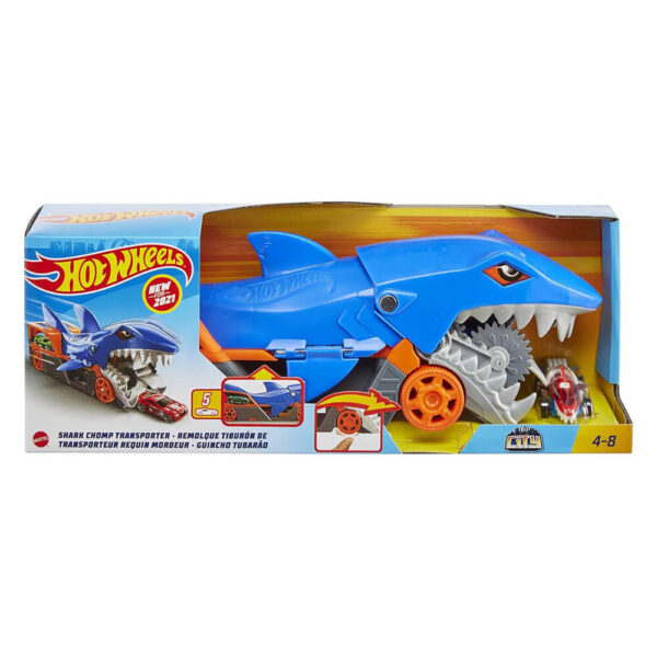 Mattel Hot Wheels Shark Chomp Transporter - Image 2
