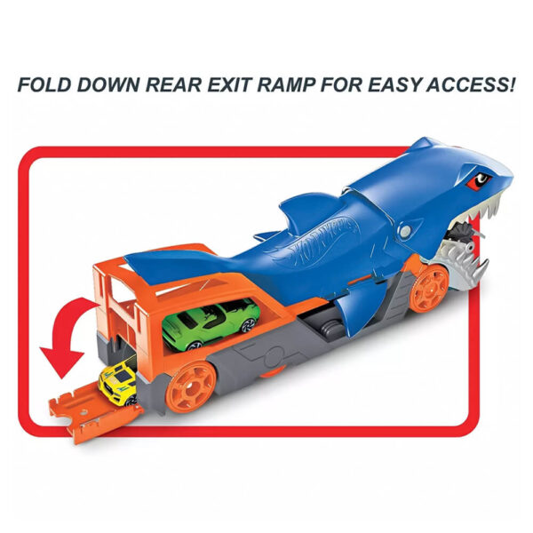 Mattel Hot Wheels Shark Chomp Transporter - Image 6