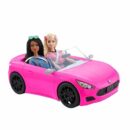 Mattel Barbie Pink Convertible Vehicle Toy With Rolling Wheels