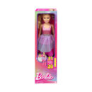 Mattel Large Barbie Doll, 28 Inches Tall, Blond Hair and Shimmery Pink Dress