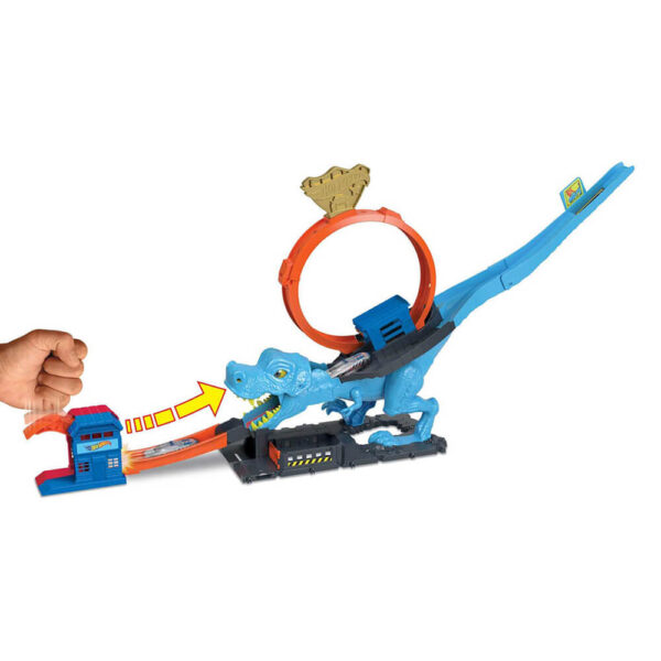Mattel Hot Wheels City T-Rex Chomp Down - Image 3