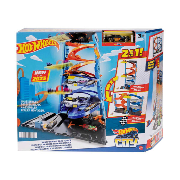Mattel Hot Wheels City Transforming Race Tower - Image 2