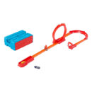 Mattel Hot WheelsTrack Set And 1 Hot Wheels Car, Fire-themed Track Building Set
