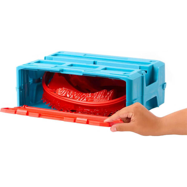 Mattel Hot WheelsTrack Set And 1 Hot Wheels Car, Fire-themed Track Building Set - Image 4
