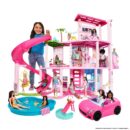 Mattel Barbie Dreamhouse, 75+ Pieces, Pool Party Doll House With 3 Story Slide