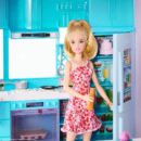 Mattel Barbie Dreamhouse, 75+ Pieces, Pool Party Doll House With 3 Story Slide