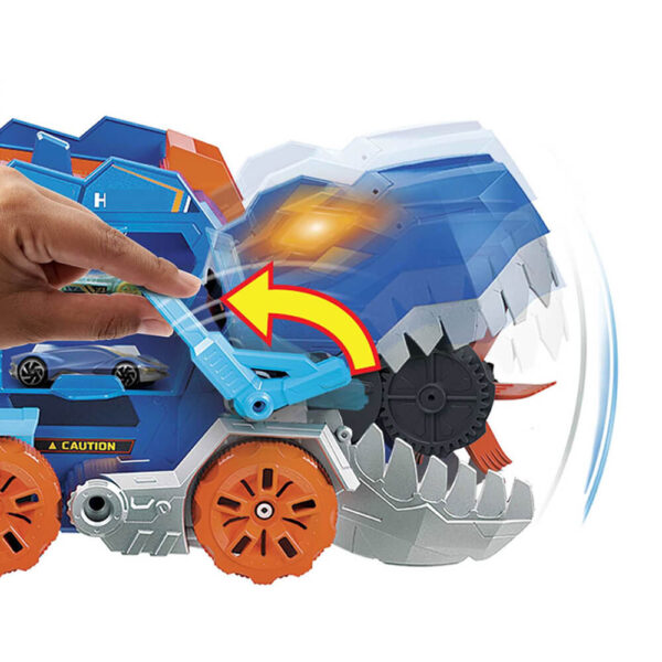Mattel Hot Wheels Transforming City T-Rex Ultimate Hauler - Image 6