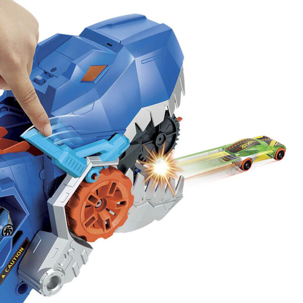 Mattel Hot Wheels Transforming City T-Rex Ultimate Hauler - Image 7