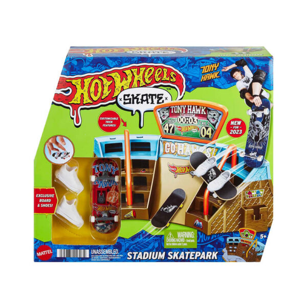 Mattel Hot Wheels Skate Tony Hawk Stadium Skatepark - Image 2