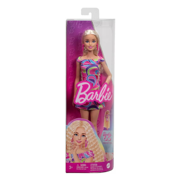 Mattel Barbie Fashionistas Doll #223, Blonde, Totally Hair-Inspired Look & Accessories, 65th Anniversary - Image 2