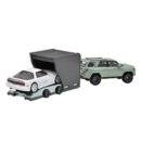 Mattel Hot Wheels  Team Transport Truck & Race Car - ''18 Toyota 4Runner & 89 Toyota Supra (Group FLF56)