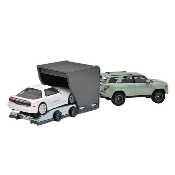 Mattel Hot Wheels  Team Transport Truck & Race Car - ''18 Toyota 4Runner & 89 Toyota Supra (Group FLF56) - Image 3