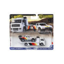 Mattel Hot Wheels  Team Transport Truck & Race Car - Fleet Street & Toyota Pff-Road Truck (Group FLF56)