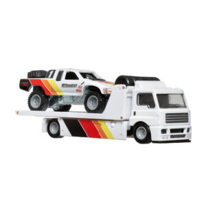 Mattel Hot Wheels  Team Transport Truck & Race Car - Fleet Street & Toyota Pff-Road Truck (Group FLF56)