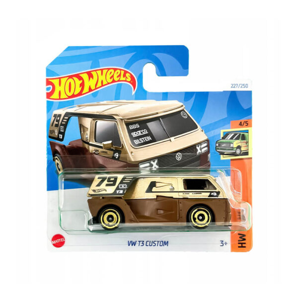 Hot Wheels - VW T3 Custom - HW Vans 4/5 - HRY57 - Short Card - Volkswagen - BBS - Bilstein - Sparco - Mattel 2024 227/250- 1:64 - Image 2