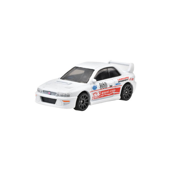 Hot Wheels - '98 Subaru Impreza 22B-STi Version - HW: The '90s 10/10 - HTB12 - Short Card - Hella - Sparco - The Gravel Crew - Mattel 2024-1:64
