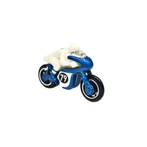 Hot Wheels - 1966 Triumph Tiger 100 - Factory Fresh 10/10 - HTD43 - Short Card - Motorcycle - Blue - Mattel 2024 - 1:64