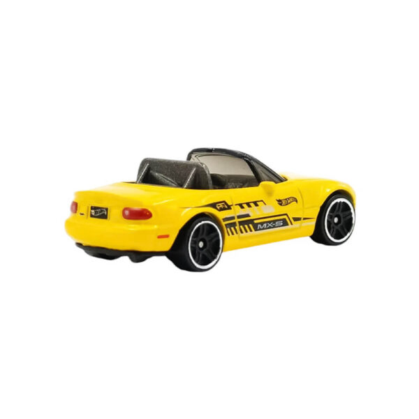 Hot Wheels - '91 Mazda MX-5 Miata - HW J-Imports 6/10 - HTD80 - Short Card - Yellow - Mattel 2024 - 1:64 - Image 3