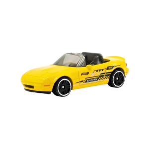 Hot Wheels - '91 Mazda MX-5 Miata - HW J-Imports 6/10 - HTD80 - Short Card - Yellow - Mattel 2024 - 1:64