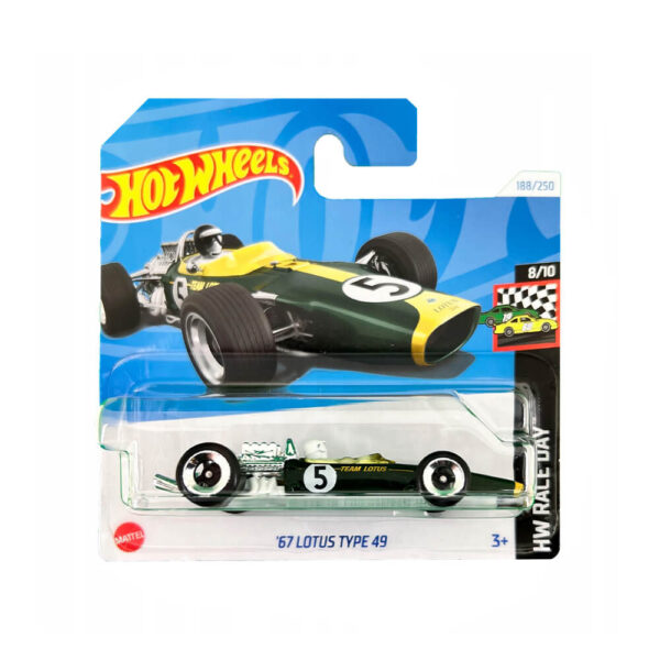 Hot Wheels - ´67 Lotus Type 49 - HW Race Day 8/10 - HTD99 - Short Card - Team Lotus - Ford - Mattel 2024 - 1:64 - Image 2