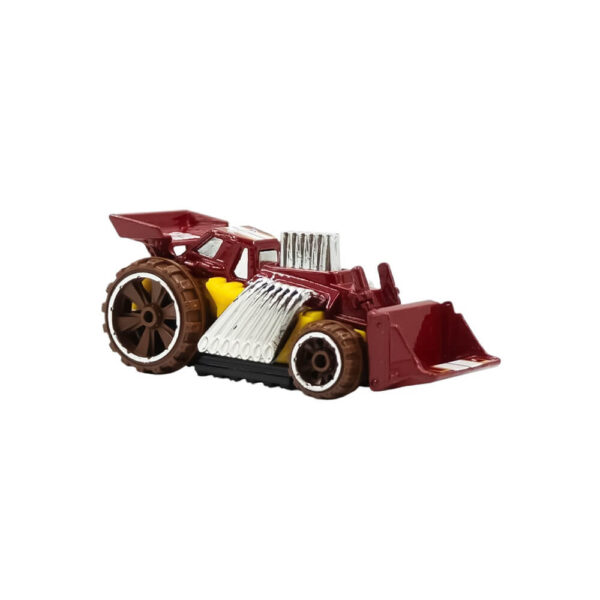 Hot Wheels Speed Dozer (Red, Yellow, Chrome & Brown Let's Race) 5/10 HW Metro - 2024-147/250 (Short Card) - HTF03