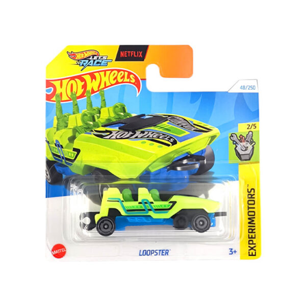 Hot Wheels - Loopster - Experimotors 2/5 - HTF14 - Short Card - Netflix Let's Race - Mattel 2024-1:64 - Image 2