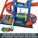 Mattel Hot Wheels City Tunnel Twist Car Wash & Color Shifters Vehicle in 1:64 Scale