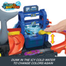 Mattel Hot Wheels City Ultra Shark Car Wash With Color Reveal Toy Car in 1:64 Scale