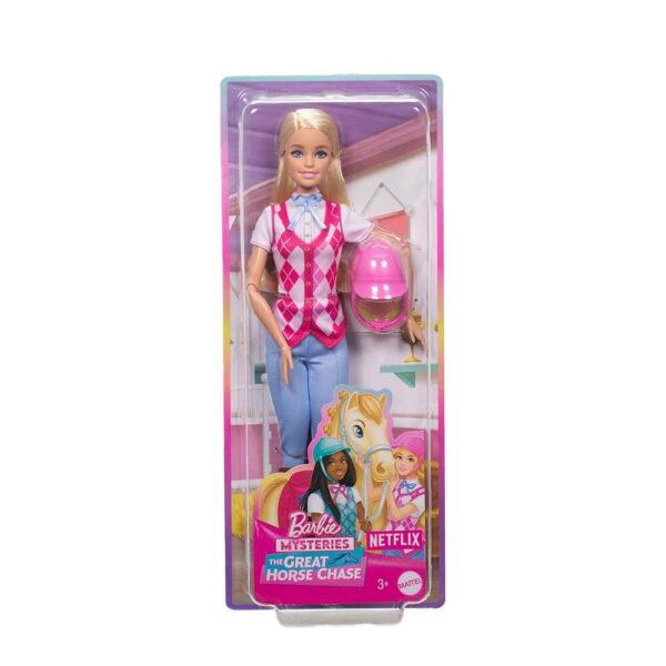 Mattel Barbie Mysteries: The Great Horse Chase Barbie (Malibu) Doll With Riding Clothes & Accessories - Image 2