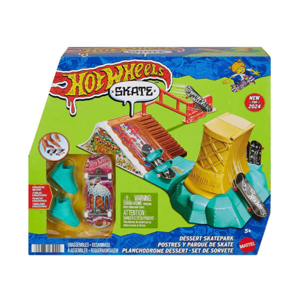 Mattel Hot Wheels Skate Dessert Skate Park - Image 2