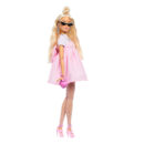 Mattel Barbie Deluxe Style Doll #3 in Pastel Pink Barbiecore Dress With Oversized Bow, Blond Hair