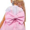 Mattel Barbie Deluxe Style Doll #3 in Pastel Pink Barbiecore Dress With Oversized Bow, Blond Hair
