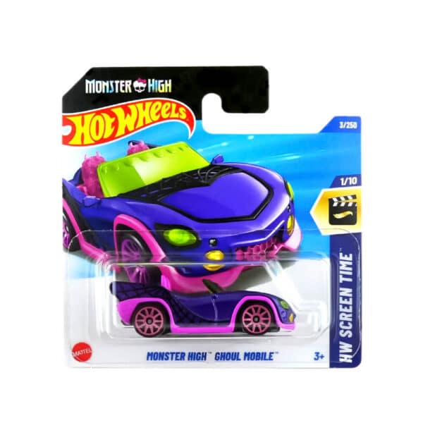 Hot Wheels Single Cars Monster High Ghoul Mobile HYW61 - Image 2