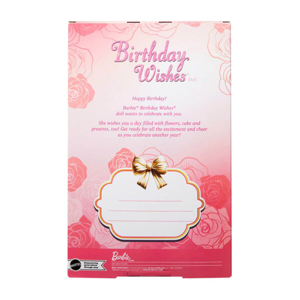 Mattel Barbie Signature Birthday Wishes Doll Pink 2025 - Image 8