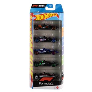 Hot Wheels  Formula 1 (McLaren, BWT Alpine, Visa RB Cash App, Kick Sauber & MoneyGram Hass) 5 Vehicle Pack (JBJ78)