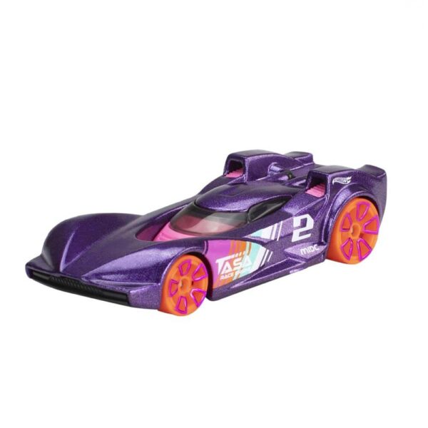 Hot Wheels  Stunt Tracks (Scoopa Di Fuego, La Fasta,  Rev Rod,  Torque Twister & Lightnin Bug)  5 Vehicle Pack (JBJ81) - Image 5