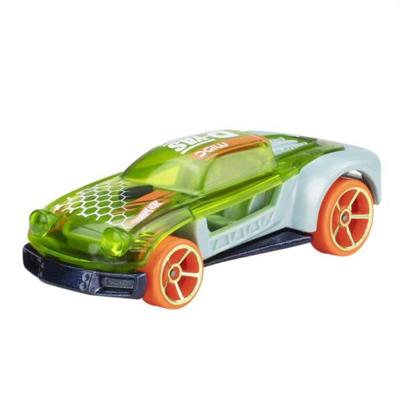Hot Wheels  Stunt Tracks (Scoopa Di Fuego, La Fasta,  Rev Rod,  Torque Twister & Lightnin Bug)  5 Vehicle Pack (JBJ81) - Image 6