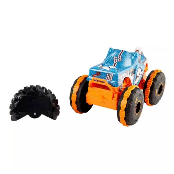 Mattel Hot Wheel RC Monster Trucks Rhinomite in 1:24 Scale, Battery-Powered Remote-Control Toy Truck - Image 5