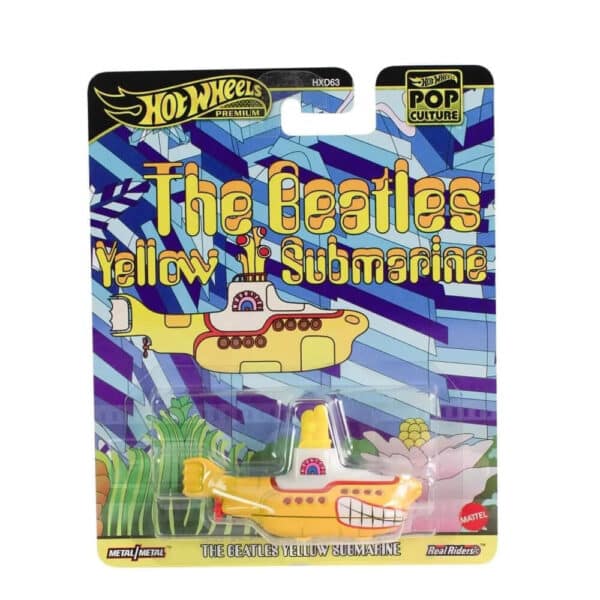 Mattel Hot Wheels Premium - Beatles Yellow Submarine (Group HXD63) - Image 2