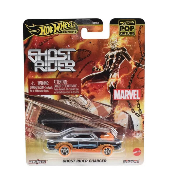 Mattel Hot Wheels Premium - Ghost Rider Charger (Group HXD63) - Image 2